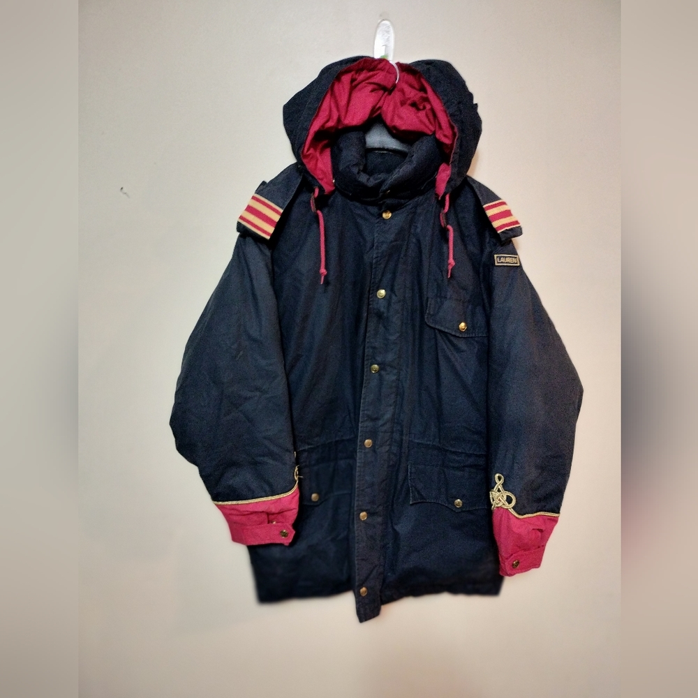 VINTAGE POLO RALPH LAUREN GOOSE NAUTICAL CAPTAIN JACKET SIZE S